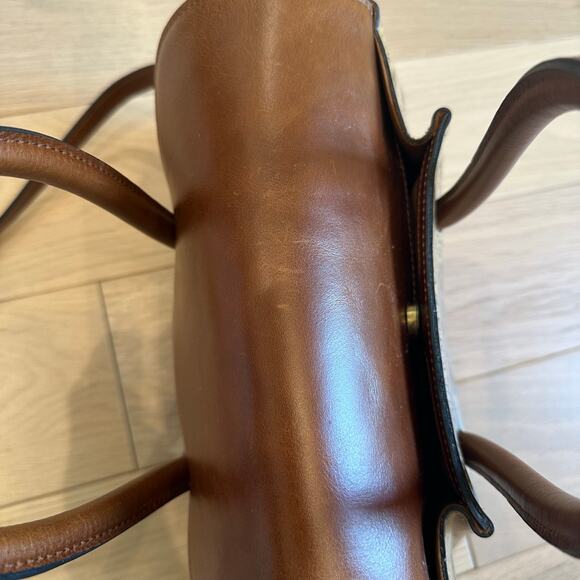 Patricia Nash Notley Satchel Leather European Map Collection Handbag Purse NWT - Picture 5 of 8